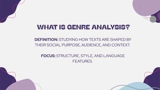 Comprehensive Guide to Genre Analysis in Academic Writing and ...