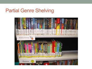 Partial Genre Shelving
 
