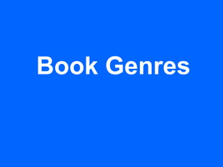 Book Genres 