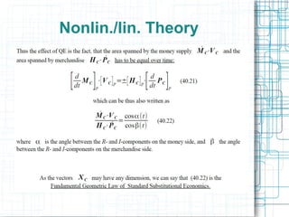 Nonlin./lin. Theory
 