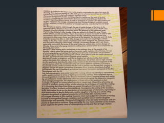 Genre research... edited