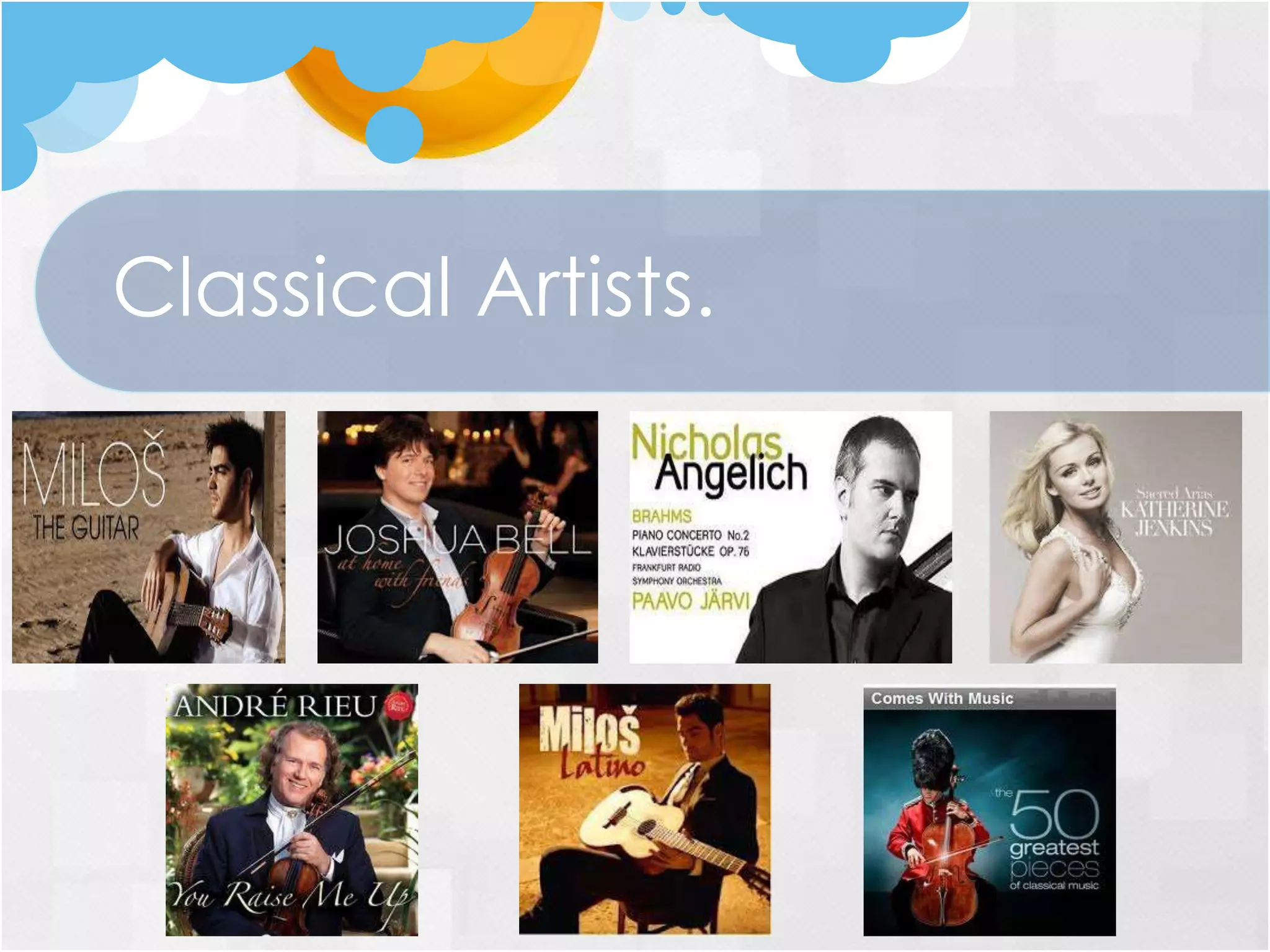 Classical Artists.
 