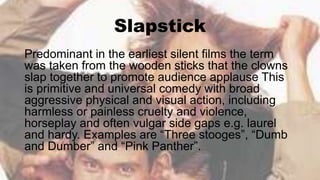 Storyboard Example Slapsstick Genres of films | PPTX