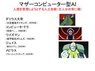 Ai研究の現在とsfの想像力 講演資料 上