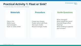 Understanding Pressure, Buoyancy, and Archimedes' Principle in Physics