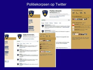 Politiekorpsen op Twitter 