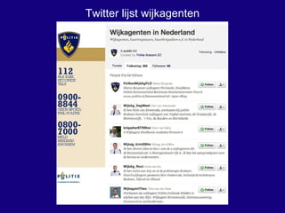 Twitter lijst wijkagenten 