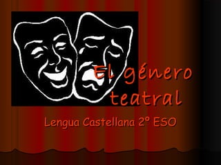 El género
teatral

Lengua Castellana 2º ESO

 