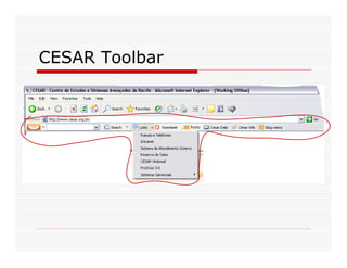 CESAR Toolbar
 