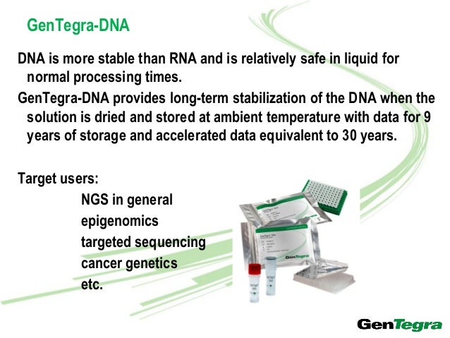 Dna storage long term paper fta