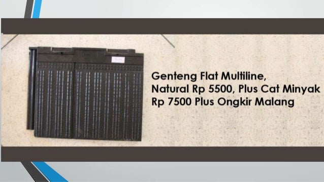 Genteng beton, genteng beton flat, jual genteng beton ...