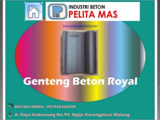 Model Genteng BETON, Genteng Flat Malang, Genteng Beton Malang, 0821 8614 8884 