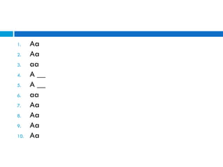 GenéTica (ExercíCios)