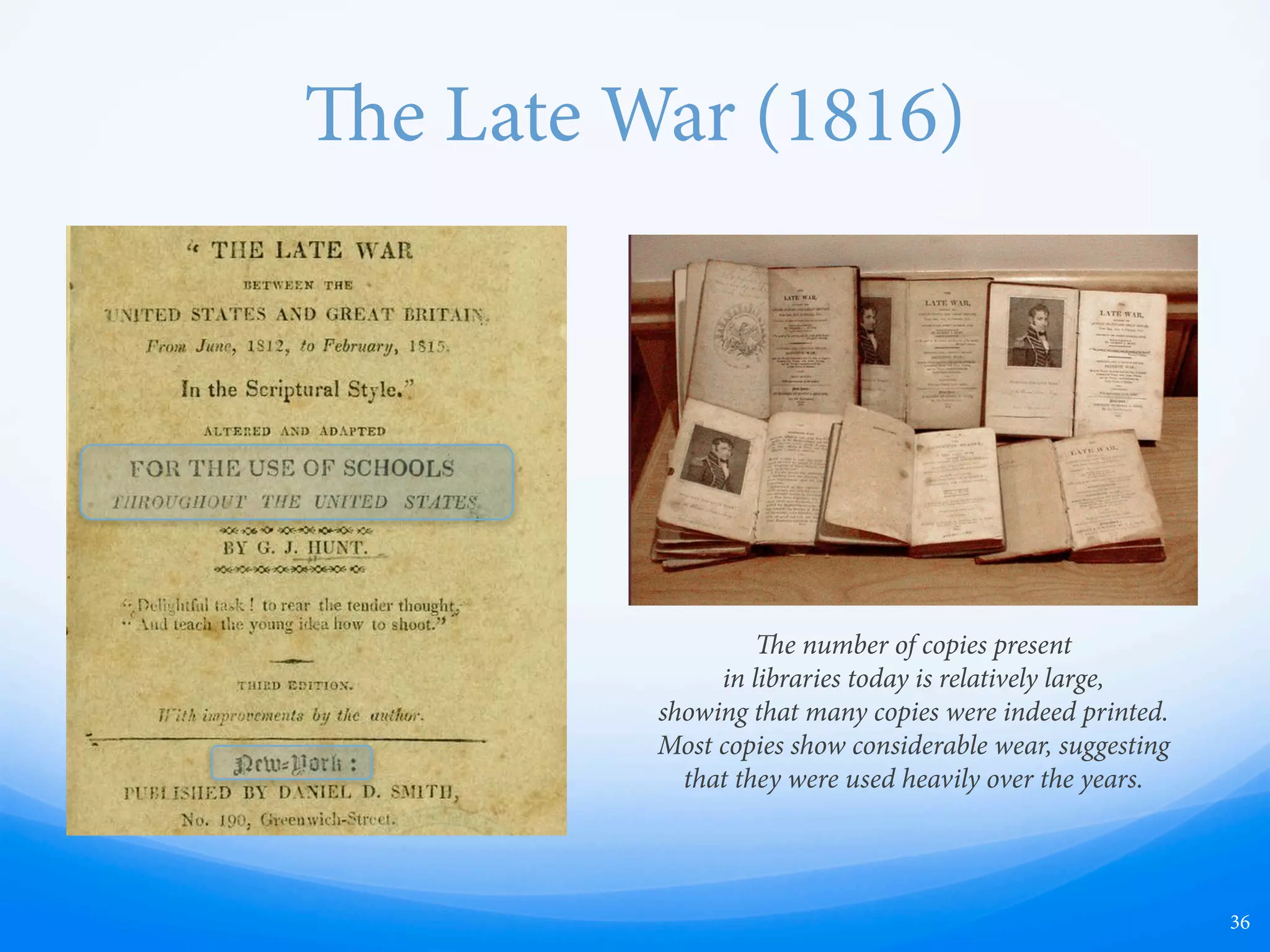 e Late War (1816)
36
THE
BOOK
OF
MORMON
THE
LATE
WAR
 