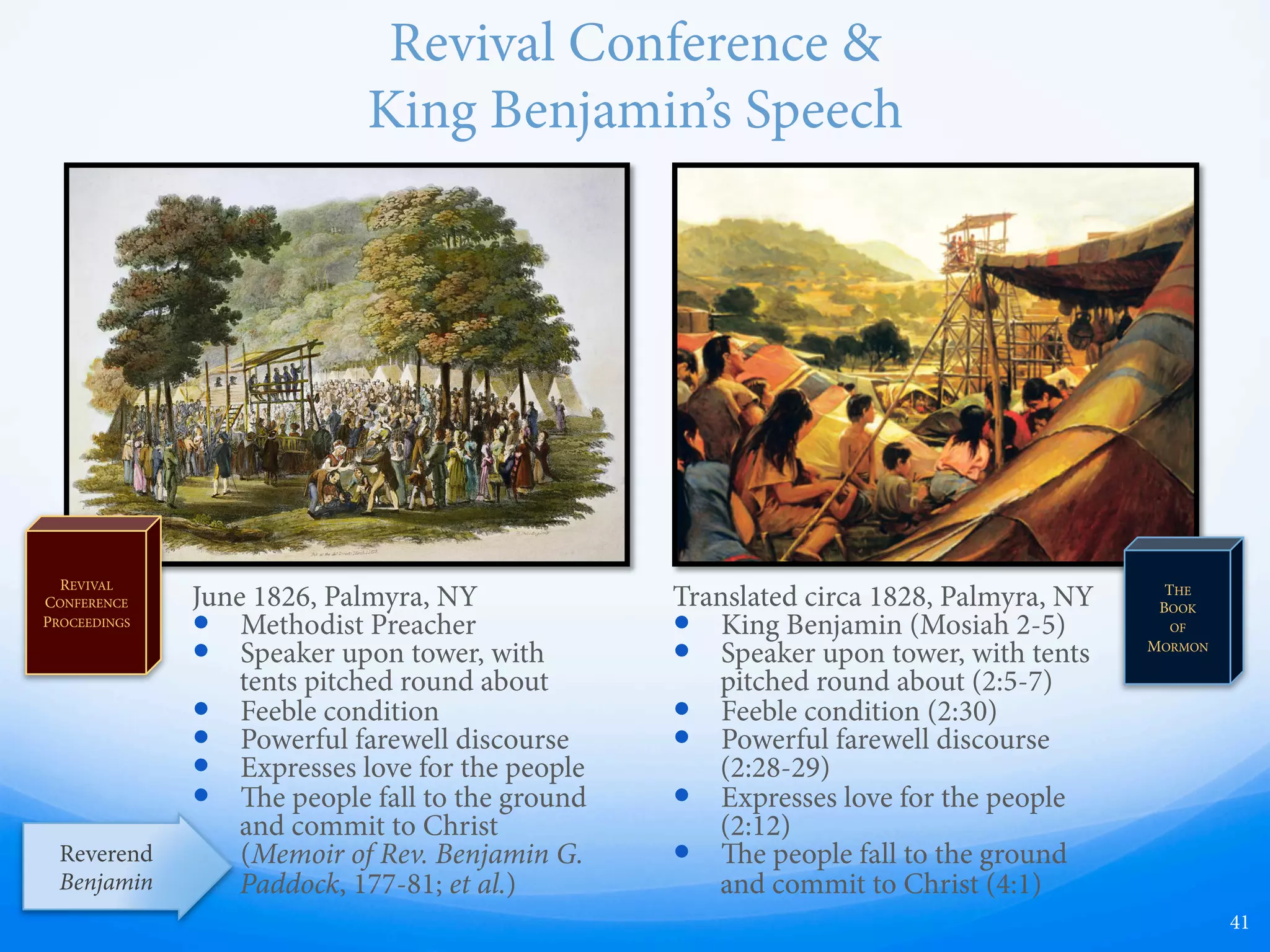 19th Century Controversial Issues in
the Book of Mormon
—  Anti-Catholicism
—  Great and abominable church
—  1 Nephi 10-15
—  “It is also to the Book of Mormon to
which we turn for the plainest
description of the Catholic Church
as the great and abominable
church.”
—  Bruce R. McConkie, Mormon
Doctrine, p. 130 (1958).
—  Infant Baptism (Mormon 8)
—  Christian Positivism/Revivalism
—  Which church is right?
—  Anti-Masonry (Gadianton Robbers)
41
 