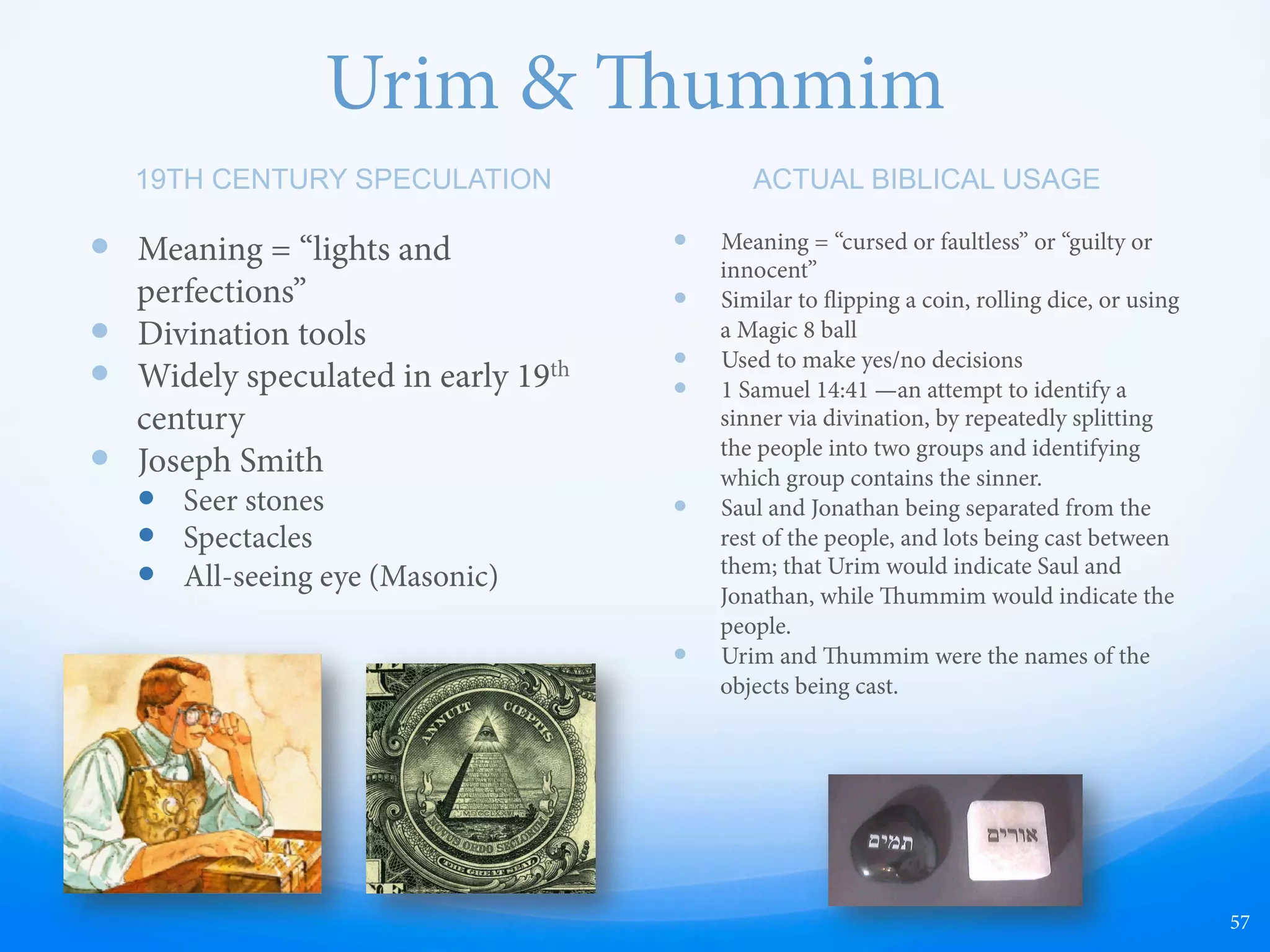 Mi’kmaq Hieroglyph Writings
—  Derived from a pictograph and
petroglyph tradition
—  Being dug up in New York area
—  Resembling “Reformed Egyptian”
—  Not truly derived from Egyptian
57
 