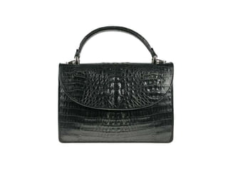 Genuine alligator leather bag bcm199 black