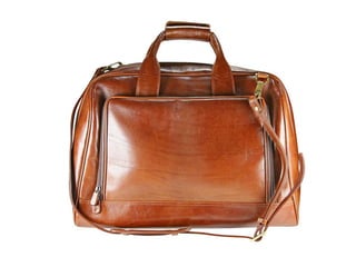 Genuine buffalo leather travel bag bbag4528 brown