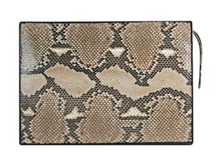 Genuine python snake leather gun bag issnb884 pt natural | PPSX