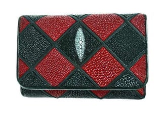Genuine stingray leather wallet amw004
