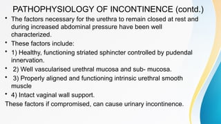 GENUINE STRESS INCONTINENCE and it's Management | PPTX