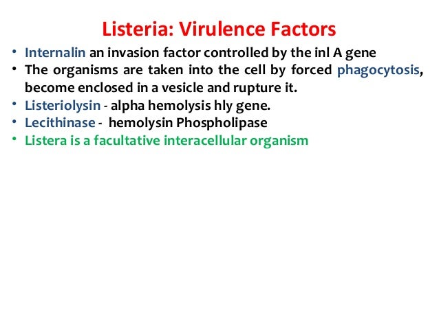 Genus Listeria