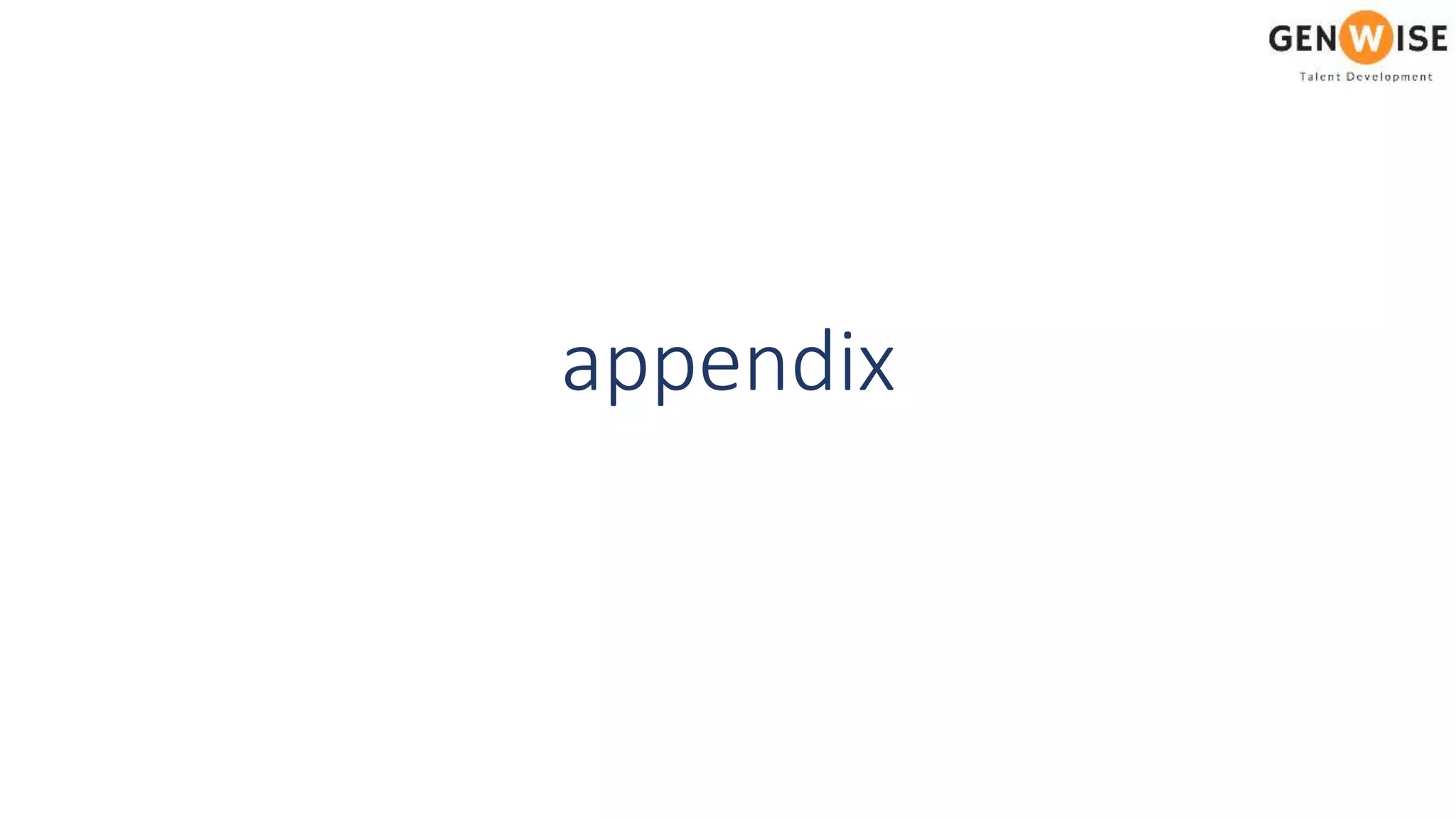 appendix
 