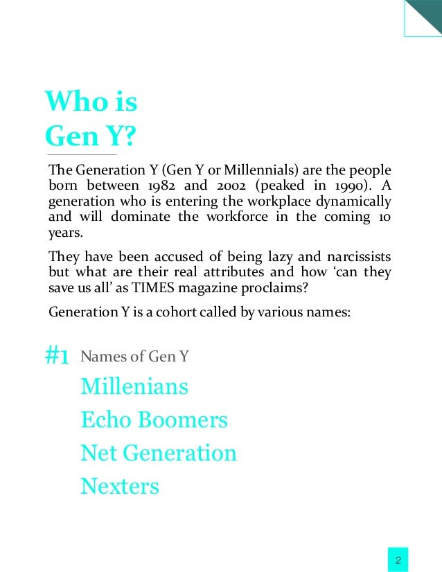 gen y in the workforce