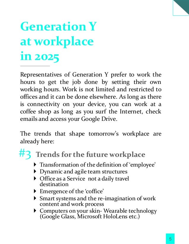 gen y in the workforce