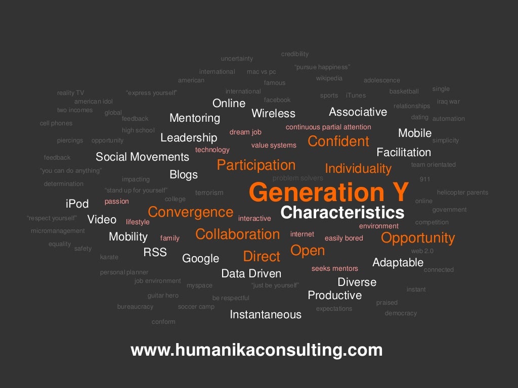 Gen Y's Characteristic