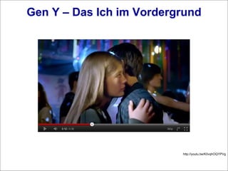 Gen Y – Das Ich im Vordergrund http://youtu.be/K0vqhOQYPVg 