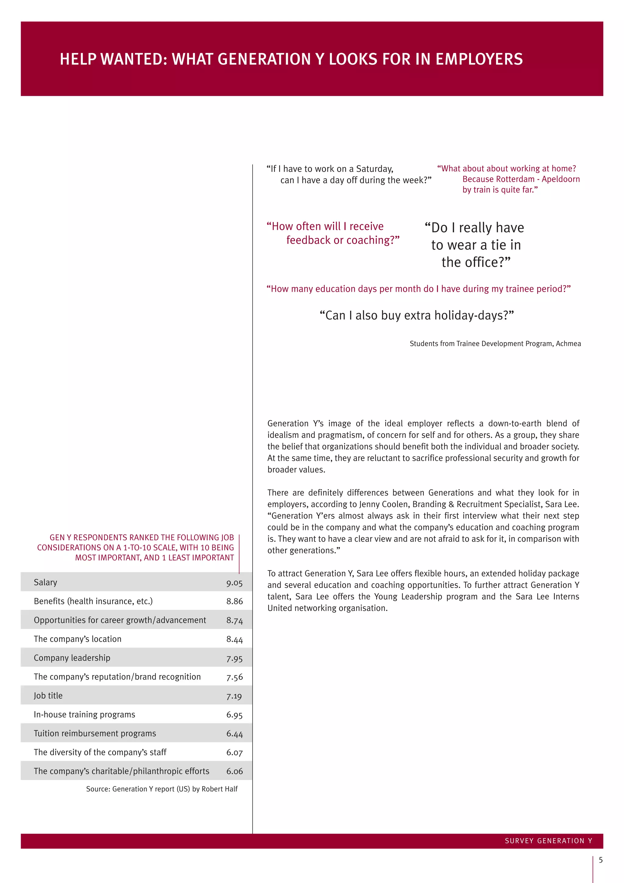 Robert Half Generation Y White Paper Def | PDF