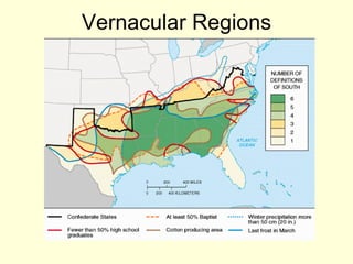 Vernacular Regions 