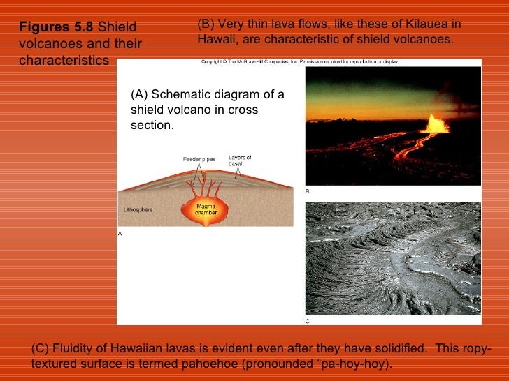 Geo 110 Volcanoes diagram of a hawaiian volcano 