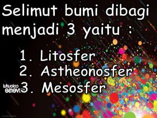 Struktur Lapisan Bumi