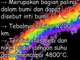 Struktur Lapisan Bumi