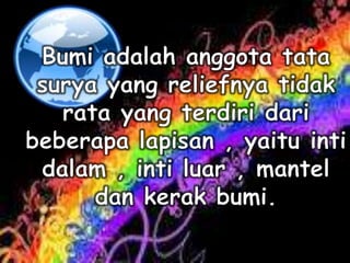 Struktur Lapisan Bumi