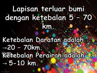 Struktur Lapisan Bumi