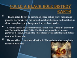 black hole | PPT