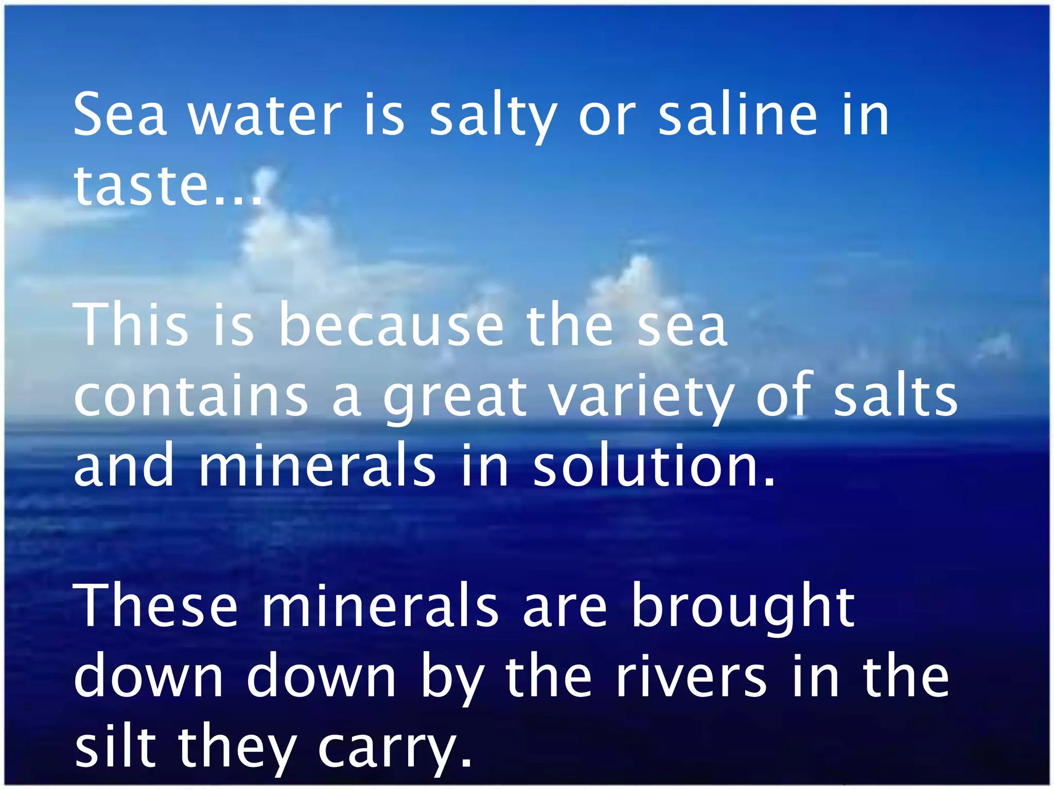 Salinity of water(edited version) | PPTX