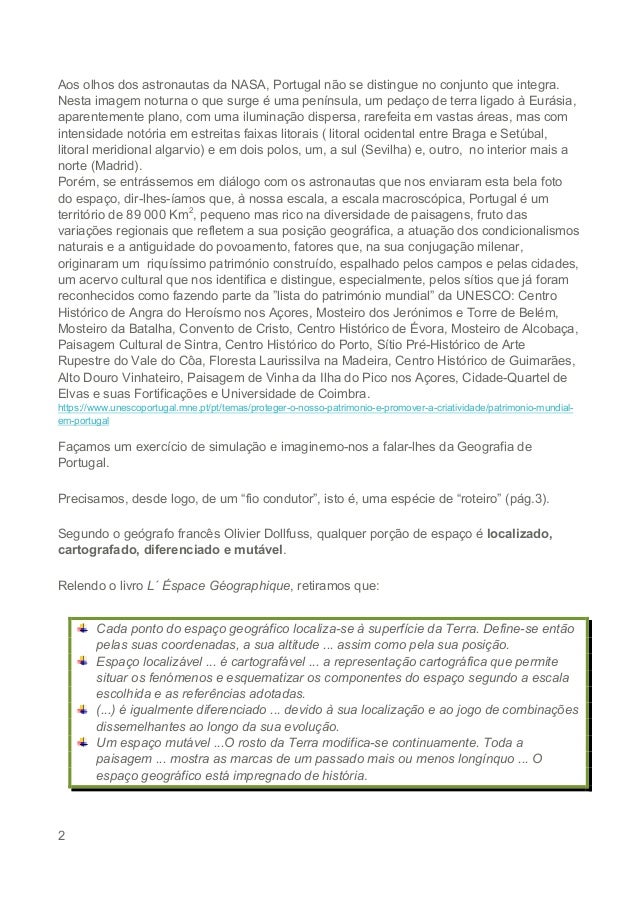 A Posicao De Portugal