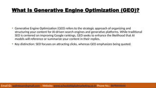 What Is Generative Engine Optimization (GEO) & Why It Is Important for ...