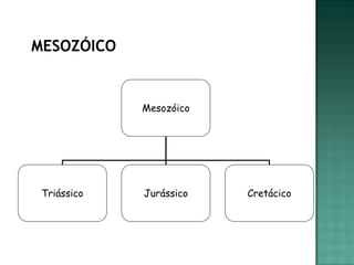 Mesozóico




Triássico   Jurássico   Cretácico
 