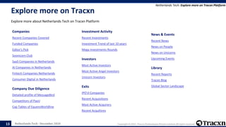 Tracxn - Geo - Netherlands Tech