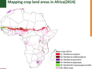 Supporting the mission of ICRISAT using Geospatial tools 