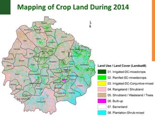 Supporting the mission of ICRISAT using Geospatial tools 