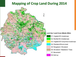 Supporting the mission of ICRISAT using Geospatial tools 