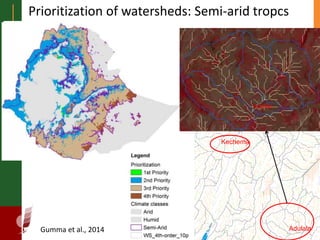 Supporting the mission of ICRISAT using Geospatial tools 