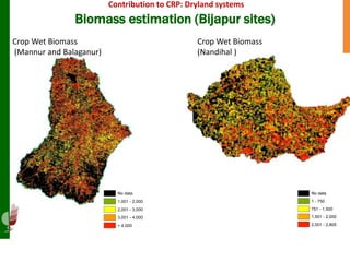 Supporting the mission of ICRISAT using Geospatial tools 