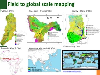 Supporting the mission of ICRISAT using Geospatial tools 